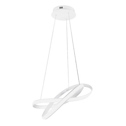 LED Zatemnitveni lestenec na vrvici LED/70W/230V 3000-6500K bela + Daljinski upravljalnik