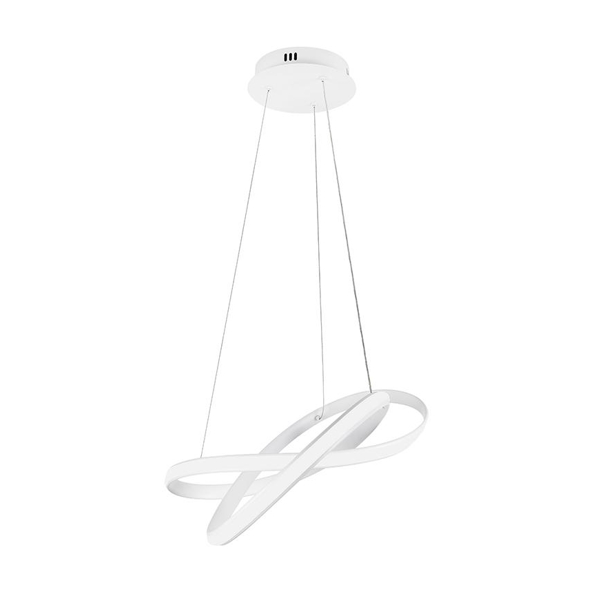 LED Zatemnitveni lestenec na vrvici LED/70W/230V 3000-6500K bela + Daljinski upravljalnik