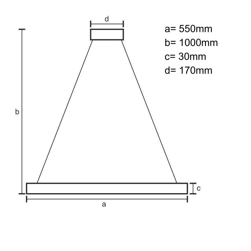 LED Zatemnitveni lestenec na vrvici LED/70W/230V 3000-6500K bela + Daljinski upravljalnik