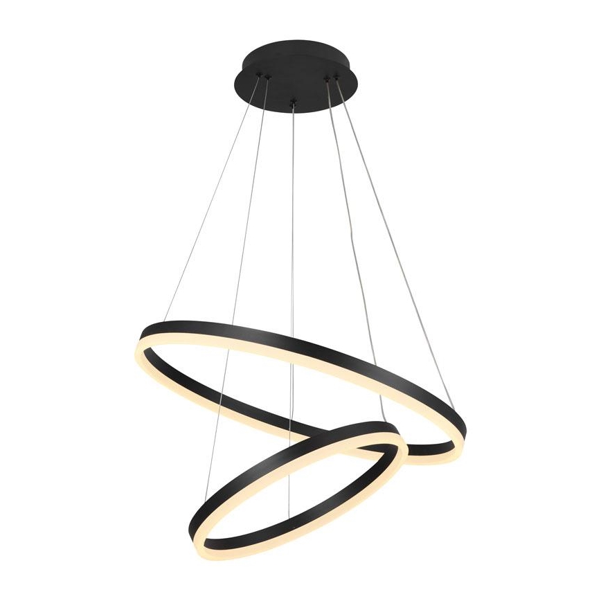 LED Zatemnitveni lestenec na vrvici LED/70W/230V 3000-6500K pr. 60 cm + Daljinski upravljalnik