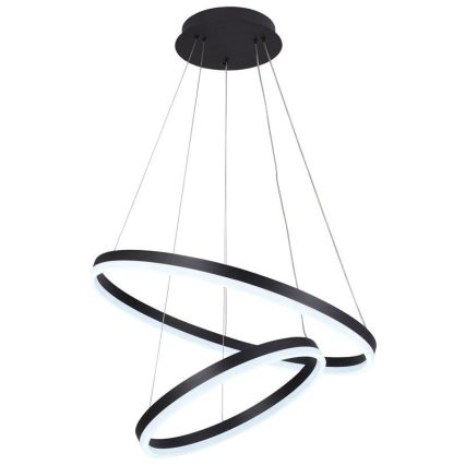 LED Zatemnitveni lestenec na vrvici LED/70W/230V 3000-6500K pr. 60 cm + Daljinski upravljalnik