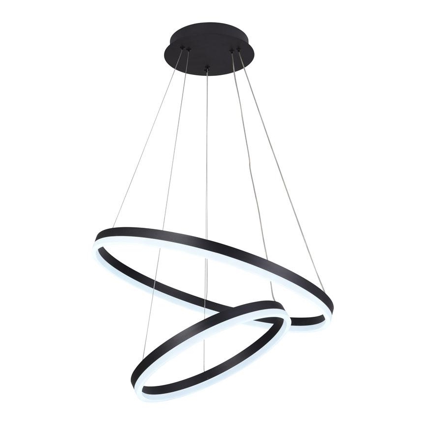 LED Zatemnitveni lestenec na vrvici LED/70W/230V 3000-6500K pr. 60 cm + Daljinski upravljalnik