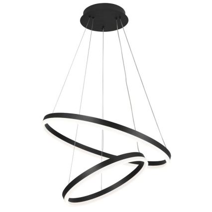 LED Zatemnitveni lestenec na vrvici LED/70W/230V 3000-6500K pr. 60 cm + Daljinski upravljalnik