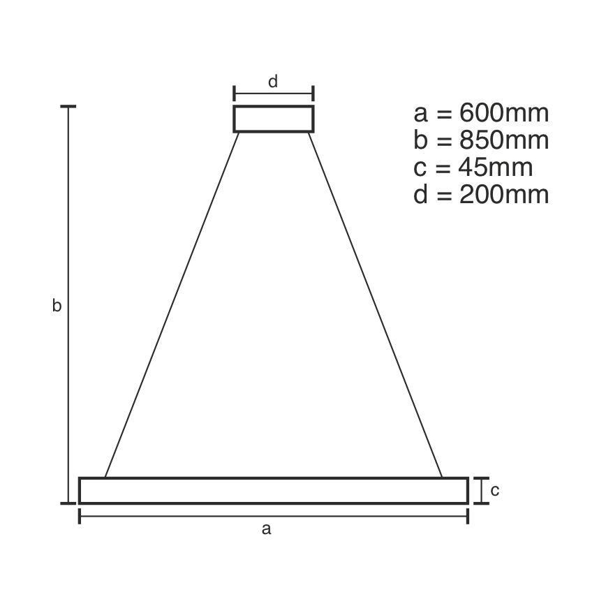 LED Zatemnitveni lestenec na vrvici LED/70W/230V 3000-6500K + Daljinski upravljalnik
