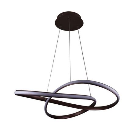 LED Zatemnitveni lestenec na vrvici LED/70W/230V 3000-6500K pr. 60 cm + Daljinski upravljalnik