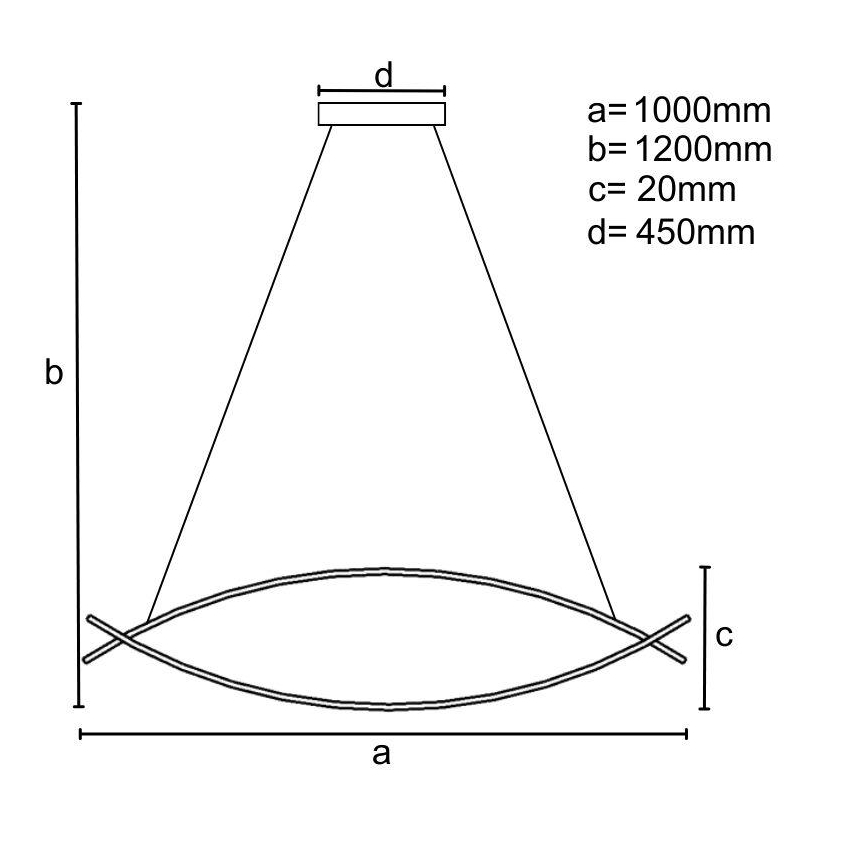 LED Zatemnitveni lestenec na vrvici LED/70W/230V 3000-6500K + Daljinski upravljalnik