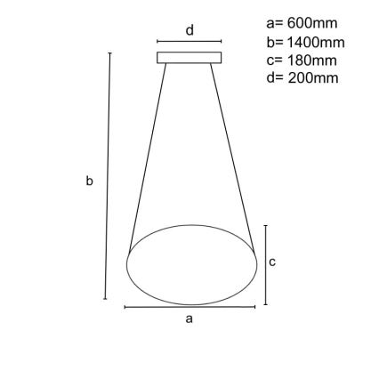 LED Zatemnitveni lestenec na vrvici LED/70W/230V 3000-6500K sijajni krom + Daljinski upravljalnik