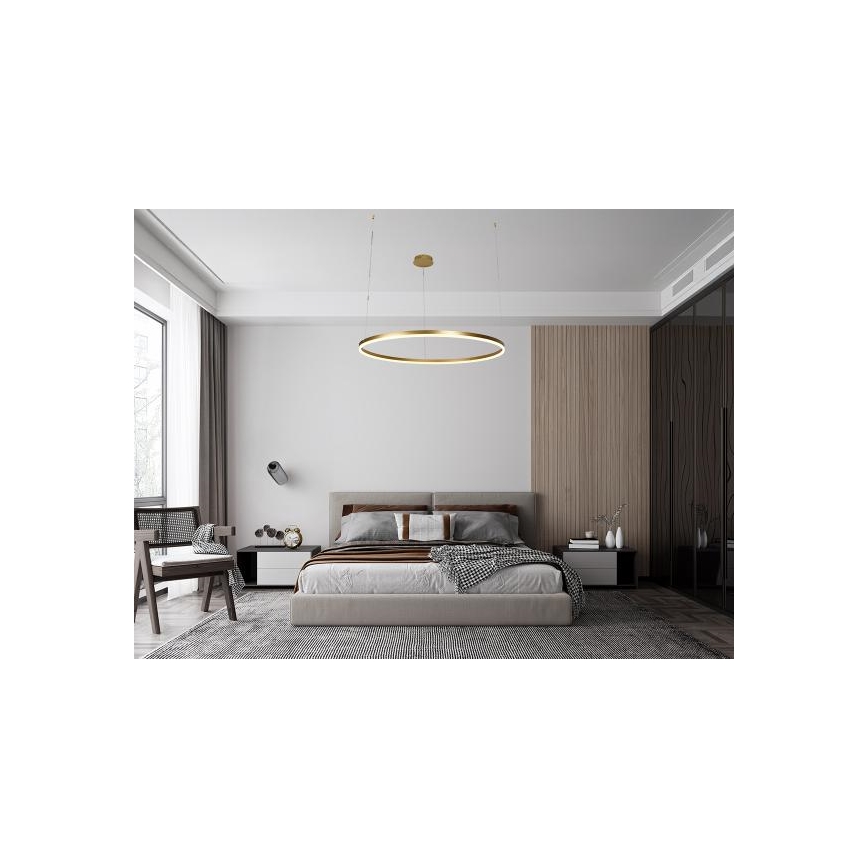 LED Zatemnitveni lestenec na vrvici LED/72W/230V 3000-6500K + Daljinski upravljalnik