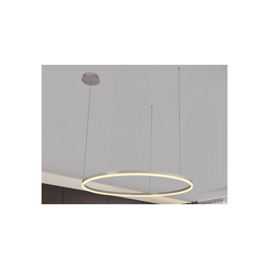 LED Zatemnitveni lestenec na vrvici LED/72W/230V 3000-6500K pr. 100 cm + Daljinski upravljalnik