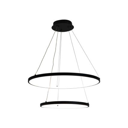 LED Zatemnitveni lestenec na vrvici LED/75W/230V 3000-6500K pr. 60 cm + Daljinski upravljalnik