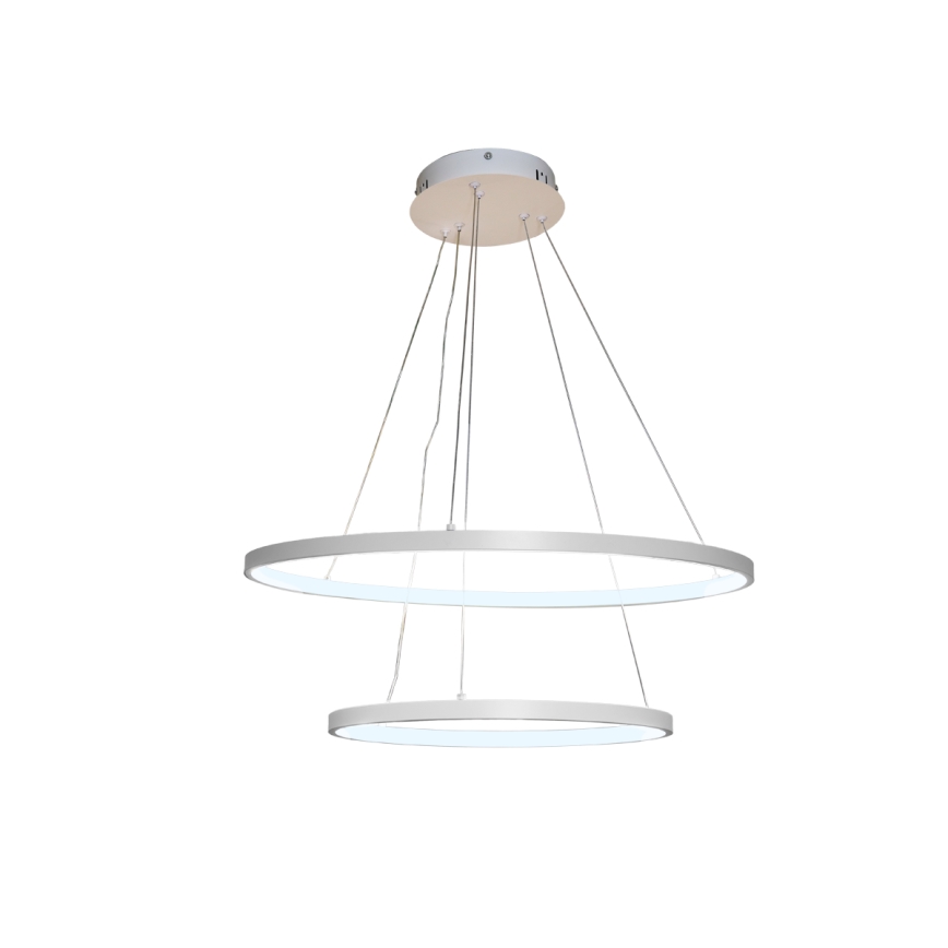 LED Zatemnitveni lestenec na vrvici LED/75W/230V 3000-6500K pr. 60 cm + Daljinski upravljalnik