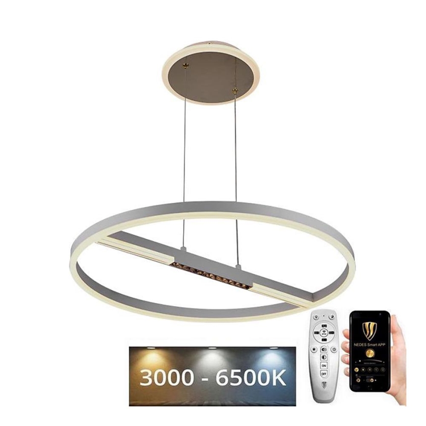 LED Zatemnitveni lestenec na vrvici LED/75W/230V 3000-6500K + Daljinski upravljalnik