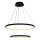 LED Zatemnitveni lestenec na vrvici LED/75W/230V 3000-6500K pr. 60 cm + Daljinski upravljalnik