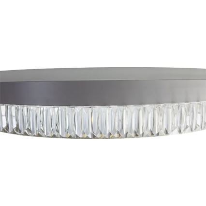 LED Zatemnitveni kristalni lestenec na vrvici LED/80W/230V 3000-6500K bela + Daljinski upravljalnik