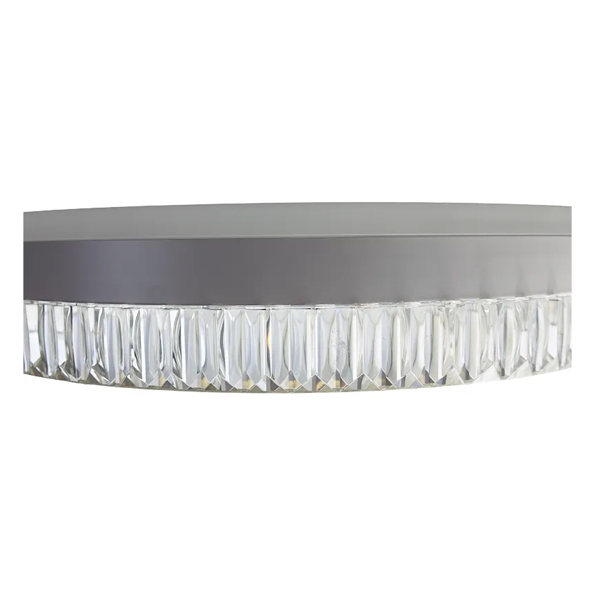 LED Zatemnitveni kristalni lestenec na vrvici LED/80W/230V 3000-6500K bela + Daljinski upravljalnik