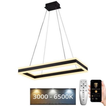 LED Zatemnitveni lestenec na vrvici LED/80W/230V 3000-6500K + Daljinski upravljalnik