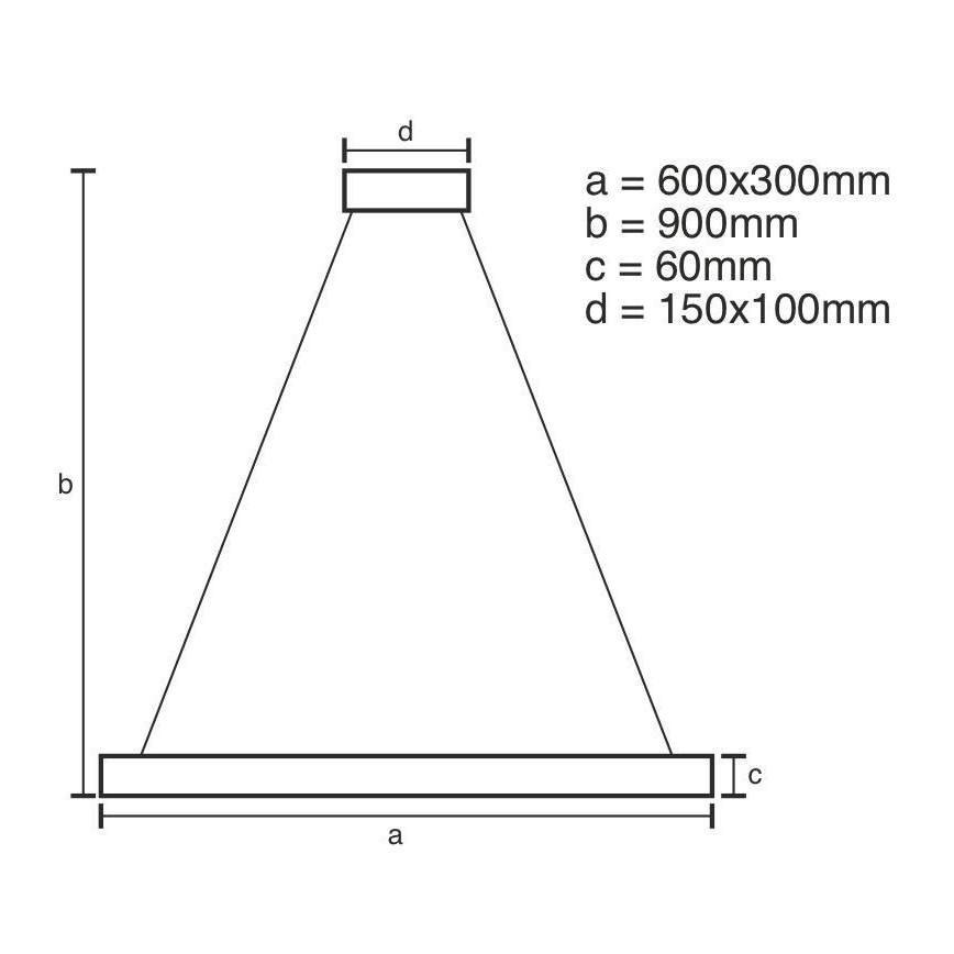 LED Zatemnitveni lestenec na vrvici LED/80W/230V 3000-6500K + Daljinski upravljalnik
