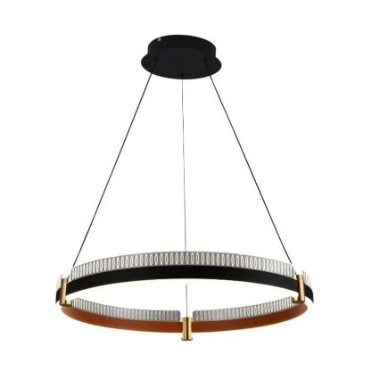 LED Zatemnitveni lestenec na vrvici LED/80W/230V 3000-6500K pr. 60 cm + Daljinski upravljalnik