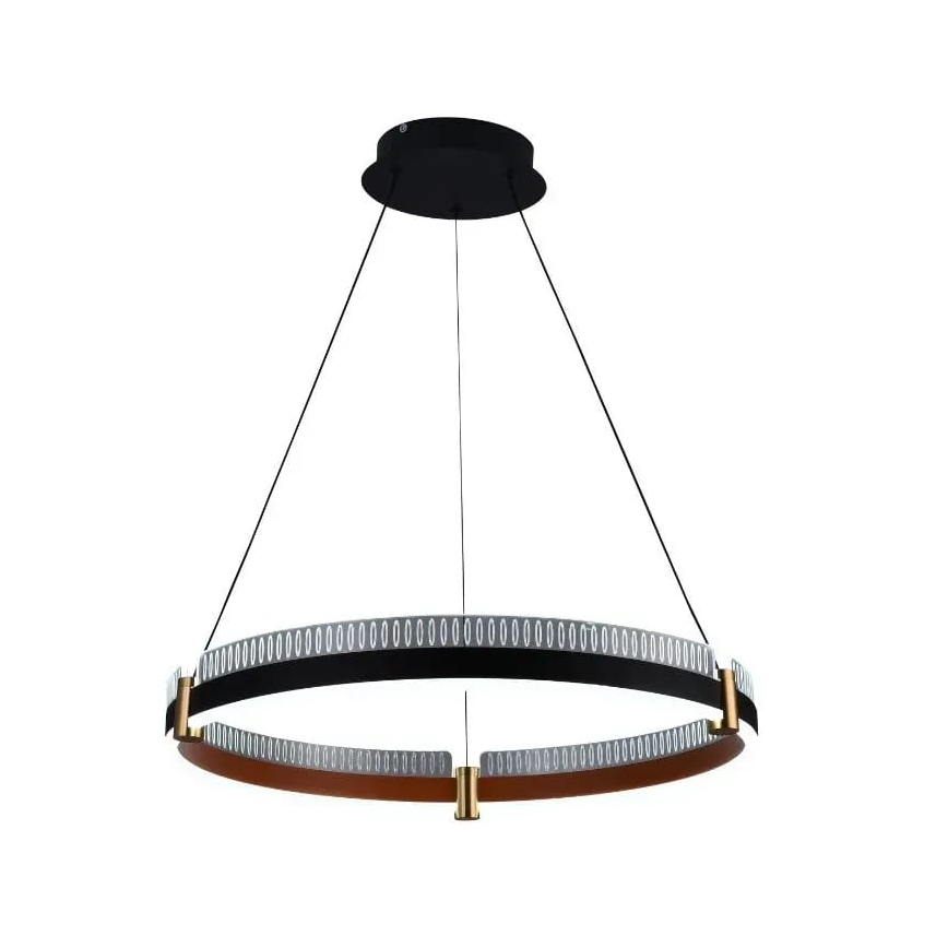 LED Zatemnitveni lestenec na vrvici LED/80W/230V 3000-6500K pr. 60 cm + Daljinski upravljalnik
