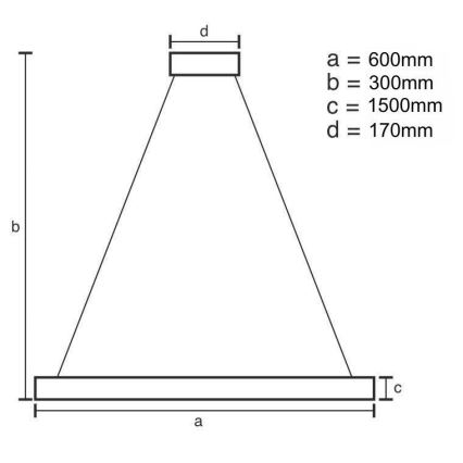 LED Zatemnitveni kristalni lestenec na vrvici LED/80W/230V 3000-6500K zlata + Daljinski upravljalnik