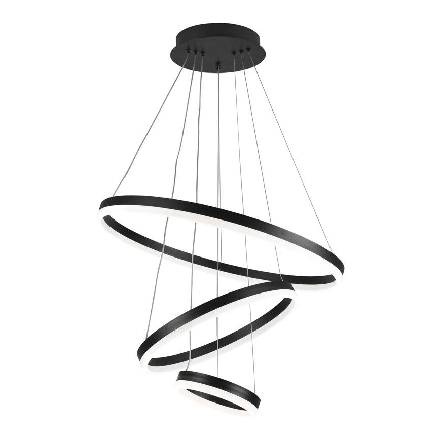 LED Zatemnitveni lestenec na vrvici LED/85W/230V 3000-6500K + Daljinski upravljalnik