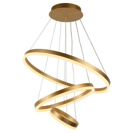 LED Zatemnitveni lestenec na vrvici LED/85W/230V 3000-6500K pr. 60 cm + Daljinski upravljalnik