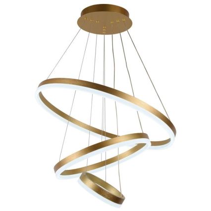 LED Zatemnitveni lestenec na vrvici LED/85W/230V 3000-6500K pr. 60 cm + Daljinski upravljalnik