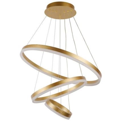 LED Zatemnitveni lestenec na vrvici LED/85W/230V 3000-6500K pr. 60 cm + Daljinski upravljalnik