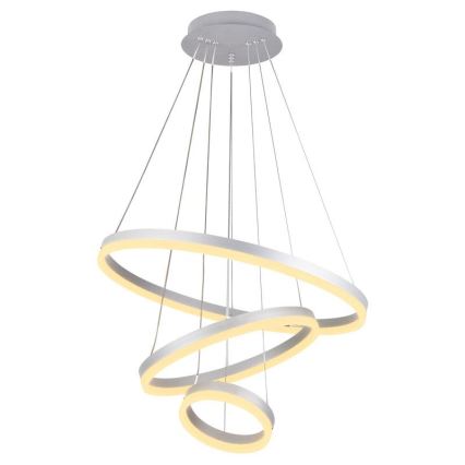 LED Zatemnitveni lestenec na vrvici LED/85W/230V 3000-6500K pr. 60 cm pr. 60 cm + Daljinski upravljalnik