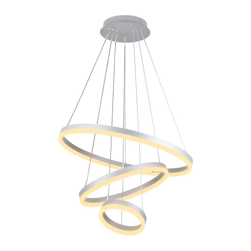 LED Zatemnitveni lestenec na vrvici LED/85W/230V 3000-6500K pr. 60 cm pr. 60 cm + Daljinski upravljalnik