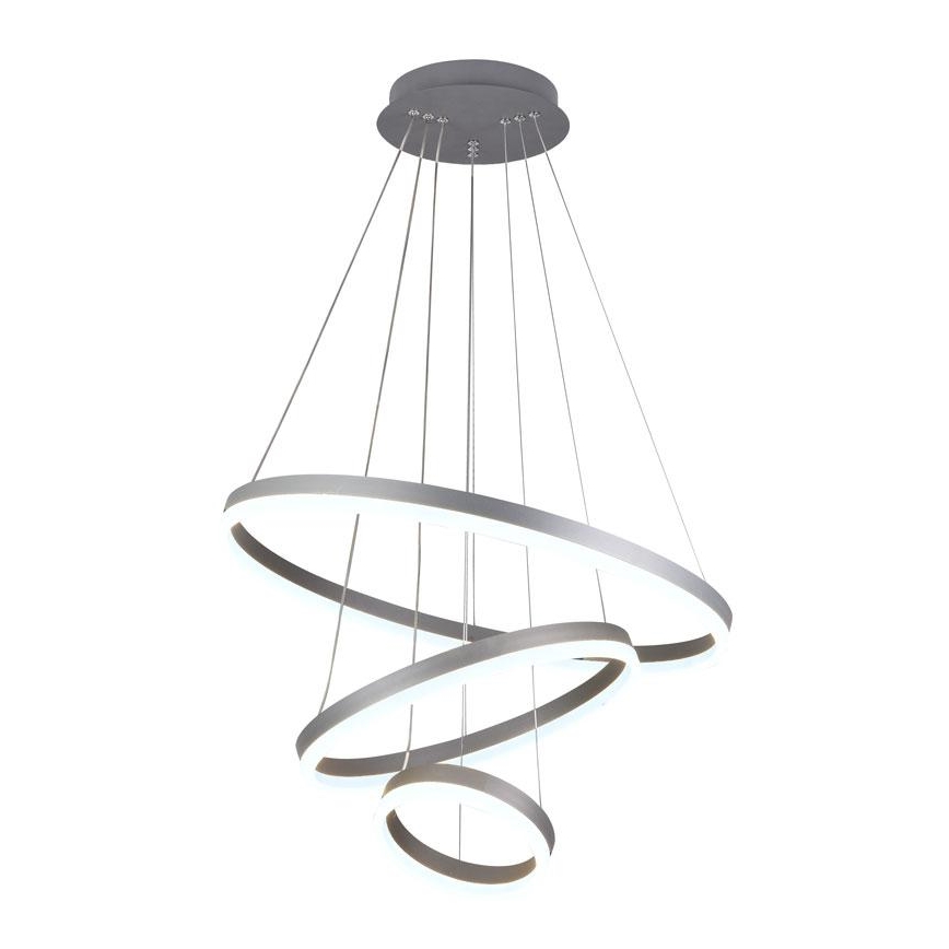 LED Zatemnitveni lestenec na vrvici LED/85W/230V 3000-6500K pr. 60 cm pr. 60 cm + Daljinski upravljalnik