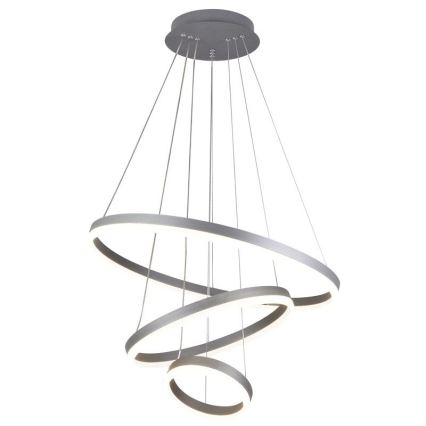 LED Zatemnitveni lestenec na vrvici LED/85W/230V 3000-6500K pr. 60 cm pr. 60 cm + Daljinski upravljalnik