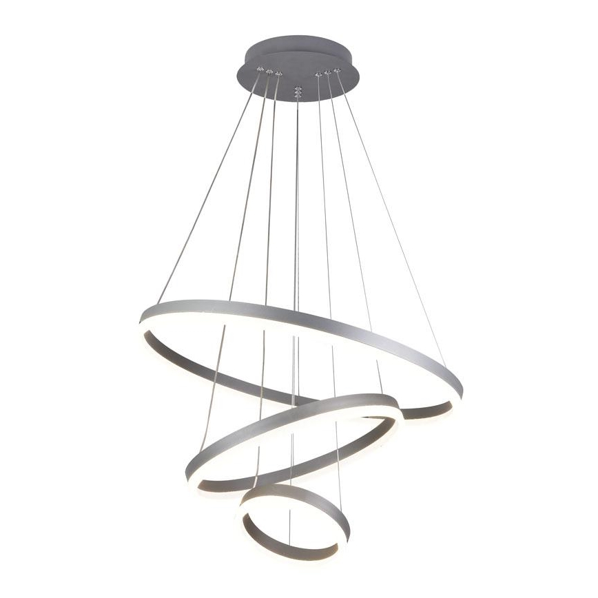 LED Zatemnitveni lestenec na vrvici LED/85W/230V 3000-6500K pr. 60 cm pr. 60 cm + Daljinski upravljalnik