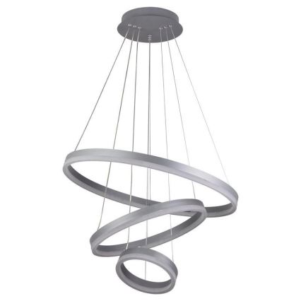 LED Zatemnitveni lestenec na vrvici LED/85W/230V 3000-6500K pr. 60 cm pr. 60 cm + Daljinski upravljalnik
