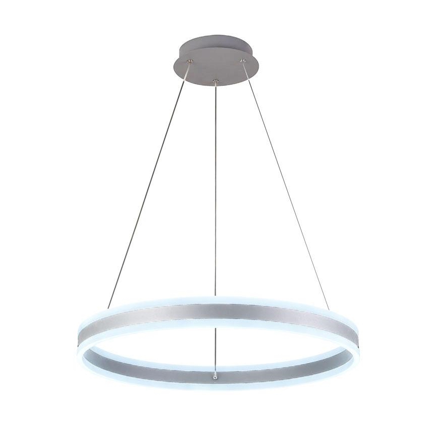 LED Zatemnitveni lestenec na vrvici LED/85W/230V 3000-6500K pr. 60 cm + Daljinski upravljalnik