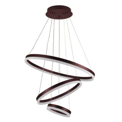 LED Zatemnitveni lestenec na vrvici LED/85W/230V 3000-6500K pr. 60 cm + Daljinski upravljalnik