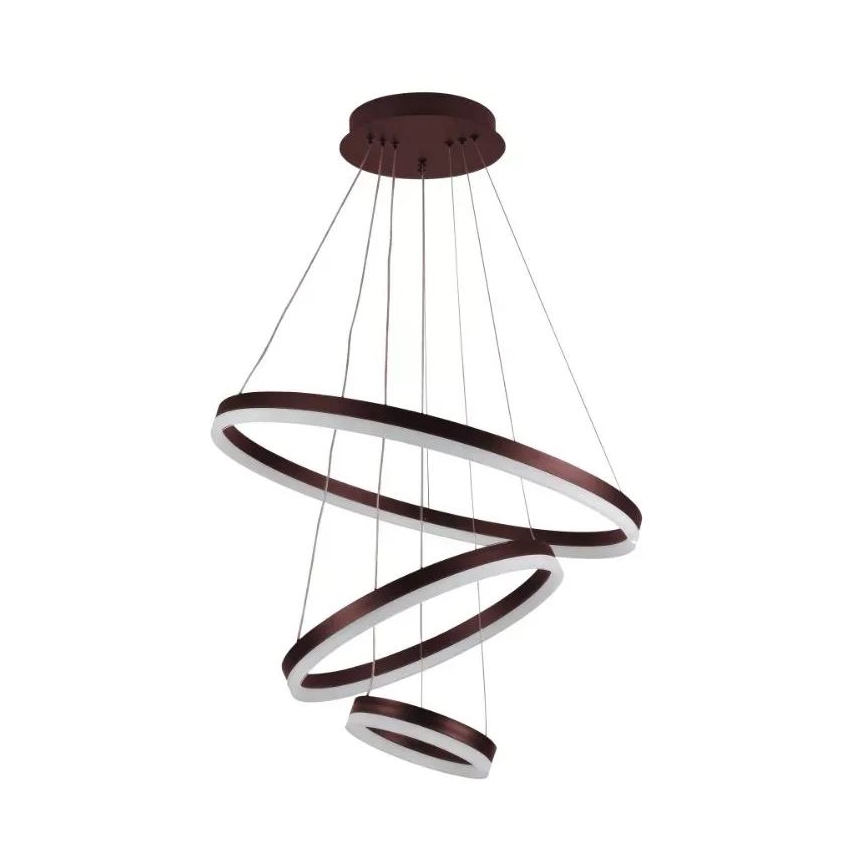 LED Zatemnitveni lestenec na vrvici LED/85W/230V 3000-6500K pr. 60 cm + Daljinski upravljalnik