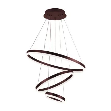 LED Zatemnitveni lestenec na vrvici LED/85W/230V 3000-6500K pr. 60 cm + Daljinski upravljalnik