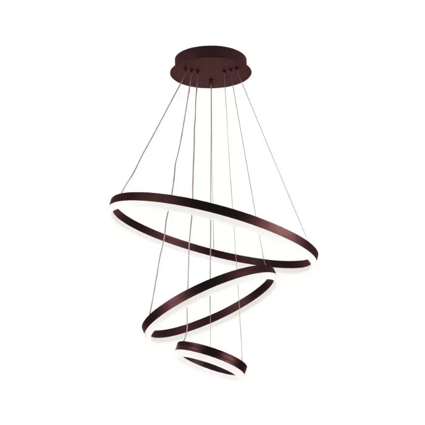 LED Zatemnitveni lestenec na vrvici LED/85W/230V 3000-6500K pr. 60 cm + Daljinski upravljalnik