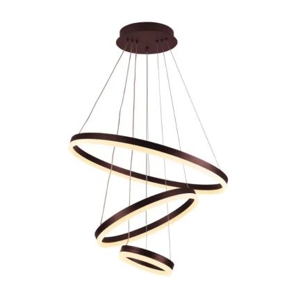 LED Zatemnitveni lestenec na vrvici LED/85W/230V 3000-6500K pr. 60 cm + Daljinski upravljalnik