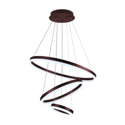 LED Zatemnitveni lestenec na vrvici LED/85W/230V 3000-6500K pr. 60 cm + Daljinski upravljalnik