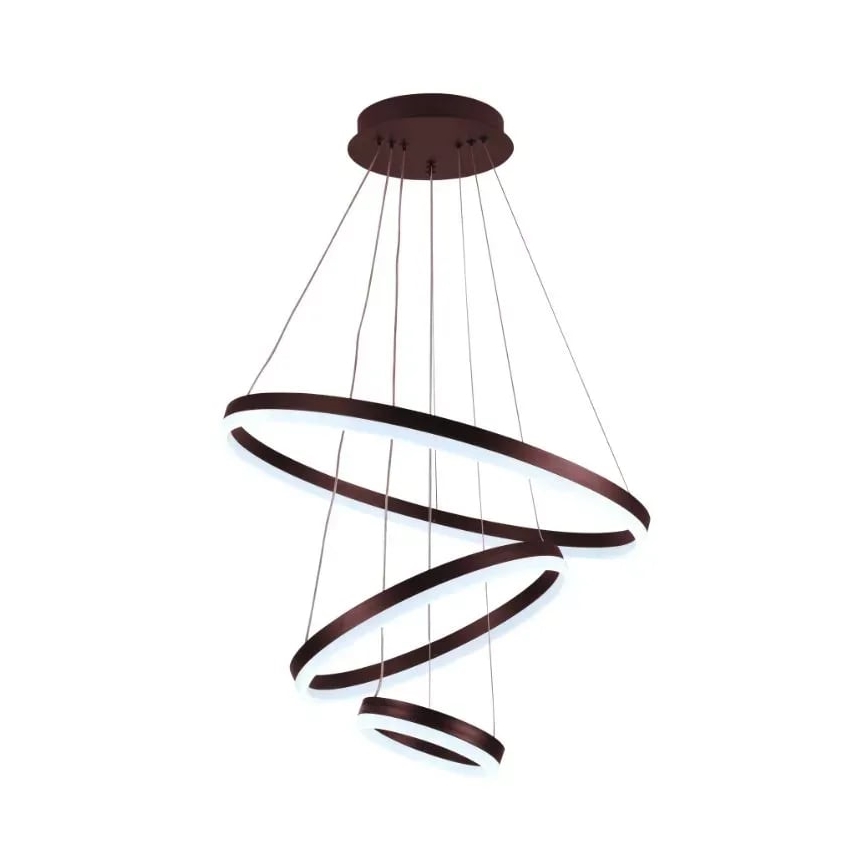 LED Zatemnitveni lestenec na vrvici LED/85W/230V 3000-6500K pr. 60 cm + Daljinski upravljalnik