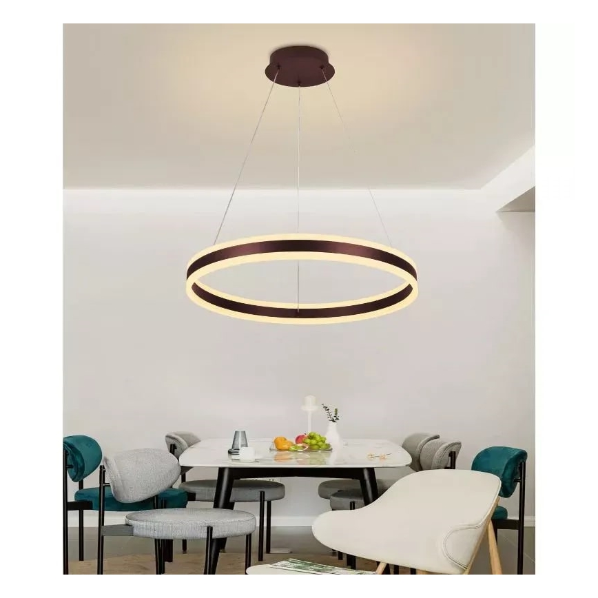 LED Zatemnitveni lestenec na vrvici LED/85W/230V 3000-6500K + Daljinski upravljalnik