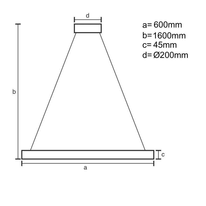 LED Zatemnitveni lestenec na vrvici LED/85W/230V 3000-6500K + Daljinski upravljalnik
