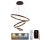 LED Zatemnitveni lestenec na vrvici LED/85W/230V 3000-6500K pr. 60 cm + Daljinski upravljalnik