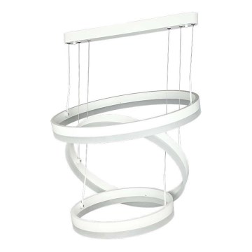 LED Zatemnitveni lestenec na vrvici LED/86W/230V 3000K bela