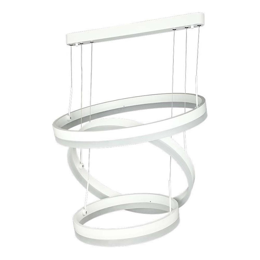 LED Zatemnitveni lestenec na vrvici LED/86W/230V 3000K bela