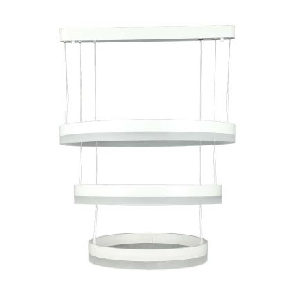 LED Zatemnitveni lestenec na vrvici LED/86W/230V 3000K bela