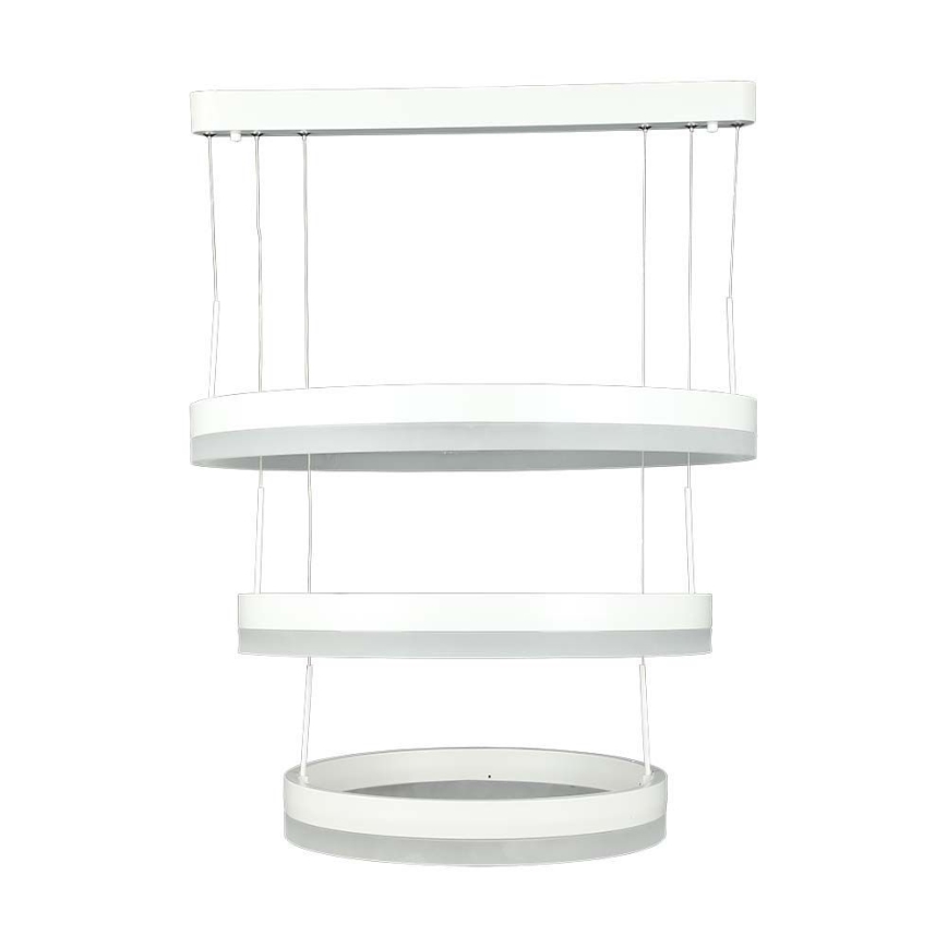 LED Zatemnitveni lestenec na vrvici LED/86W/230V 3000K bela
