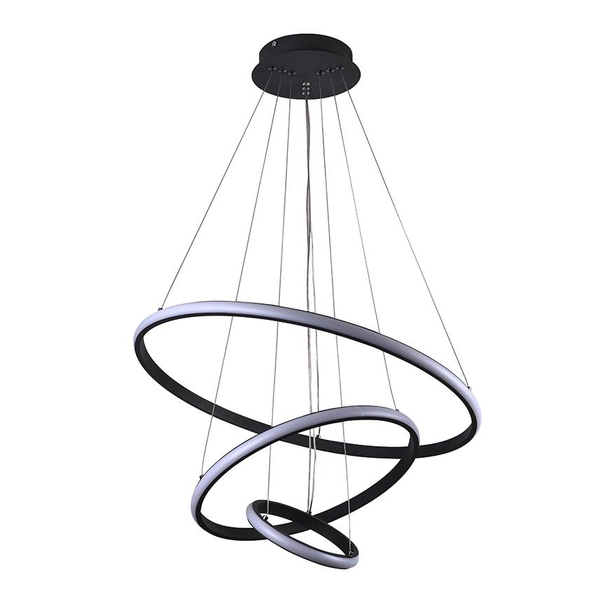 LED Zatemnitveni lestenec na vrvici LED/90W/230V 3000-6500K + Daljinski upravljalnik